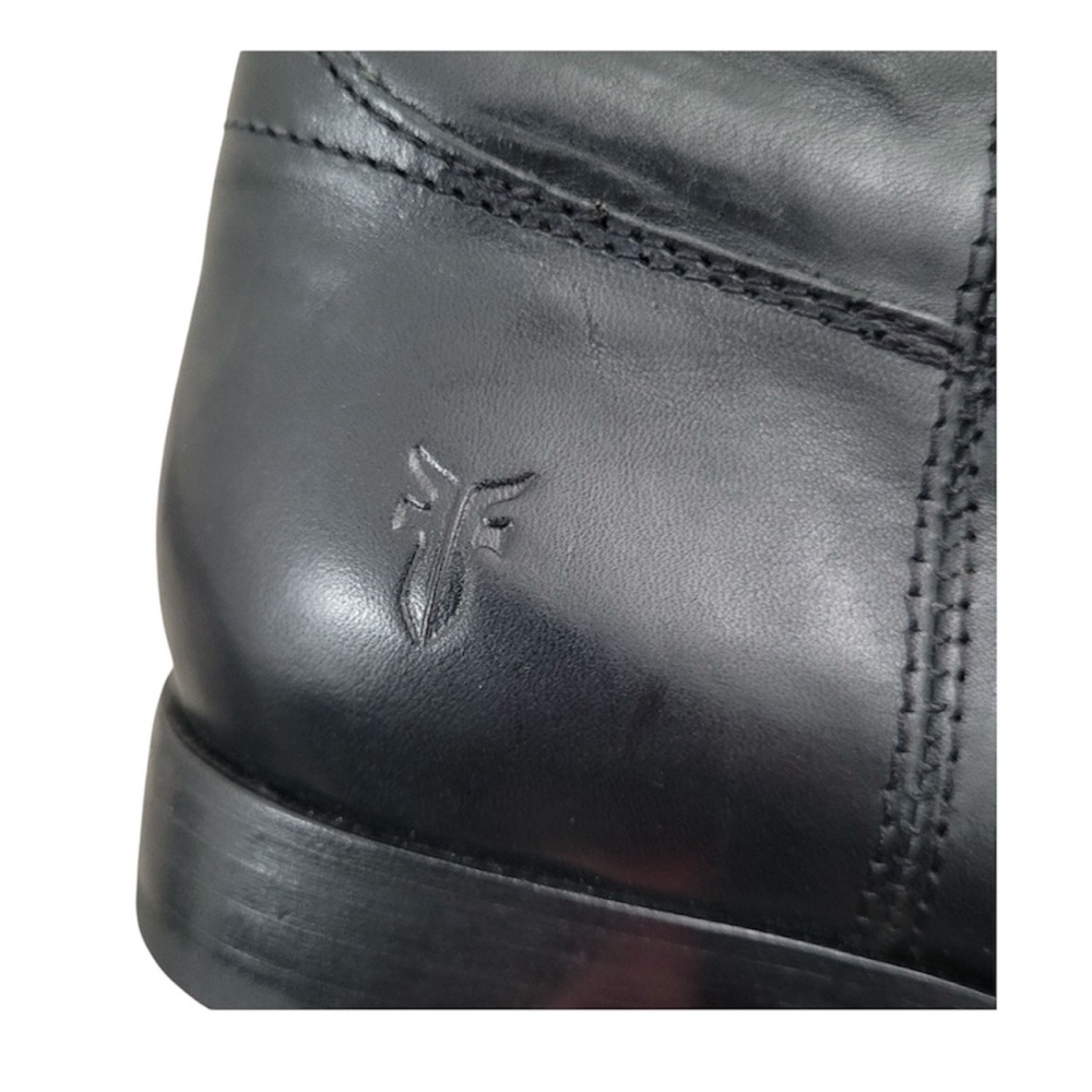 Frye Melissa Button Boot Women’s Black Leather Riding Boots - 7.5 B - Picture 12 of 16
